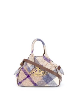 check print tote bag