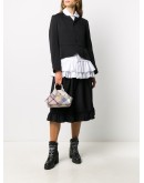 check print tote bag