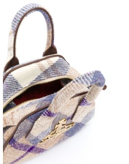 check print tote bag