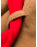 colour-block double-breasted coat