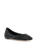 rhinestone-embellished ballerina shoes