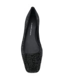 rhinestone-embellished ballerina shoes