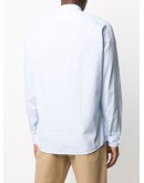 collarless cotton shirt