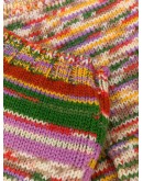 marl knit gloves