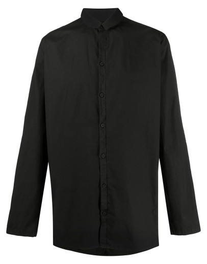 band collar shirt