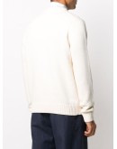   orange intarsia knit jumper  