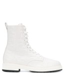 FF embossed combat boots