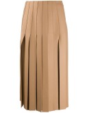  fringed-edge midi skirt 