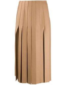  fringed-edge midi skirt 