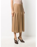  fringed-edge midi skirt 
