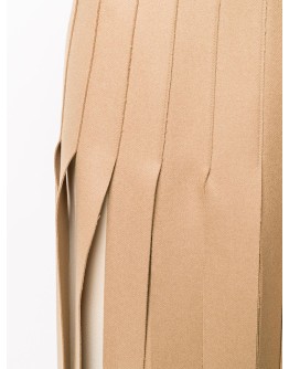  fringed-edge midi skirt 
