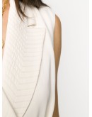 belted V-neck jumpsuit