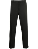  stripe-detail cropped trousers 