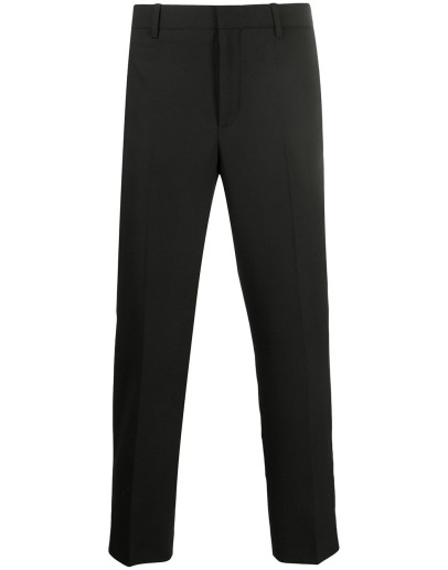  stripe-detail cropped trousers 