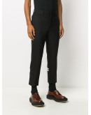  stripe-detail cropped trousers 