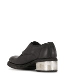 contrast heel lace-up shoes