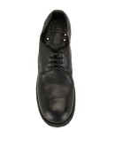 contrast heel lace-up shoes