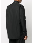 circle cut-out detail shirt