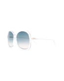 oversized gradient sunglasses