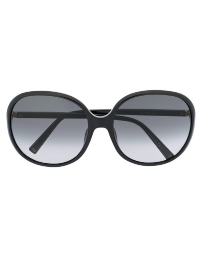 oversize logo plaque sunglasses
