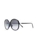 oversize logo plaque sunglasses