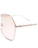 oversize tinted sunglasses