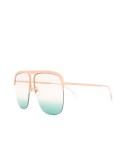 rose-gold gradient sunglasses