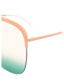 rose-gold gradient sunglasses