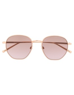 tinted round-frame sunglasses