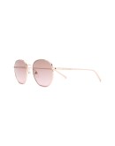 tinted round-frame sunglasses