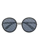round monogram-lenses sunglasses