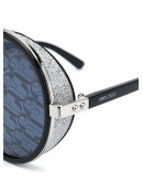 round monogram-lenses sunglasses