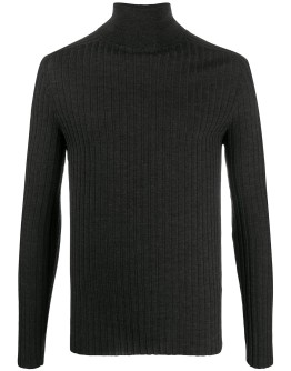 ribbed-knit jumper