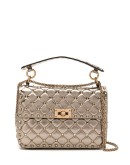      BOLSA ROCKSTUD SPIKE METALIZADA     
