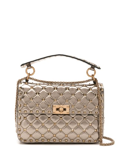      BOLSA ROCKSTUD SPIKE METALIZADA     
