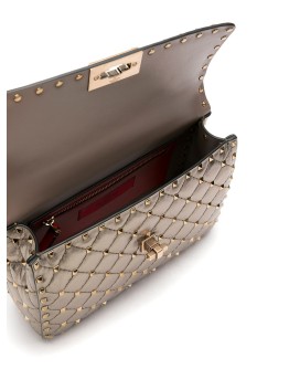      BOLSA ROCKSTUD SPIKE METALIZADA     