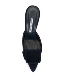 Maysale 80mm suede mules