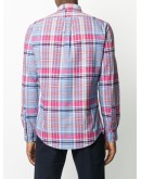 logo check long-sleeve shirt