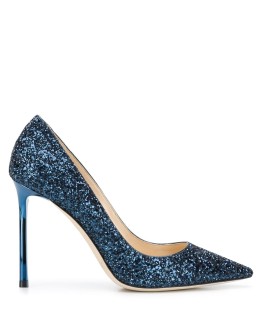  Romy glitter-embellished 100mm pumps 