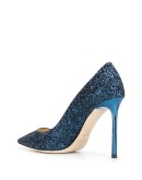  Romy glitter-embellished 100mm pumps 