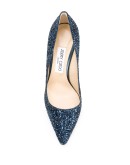  Romy glitter-embellished 100mm pumps 