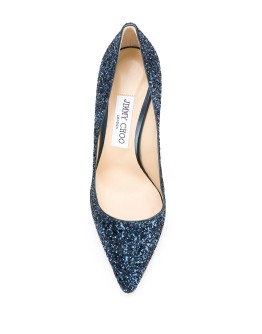  Romy glitter-embellished 100mm pumps 