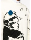 intarsia-knit jumper