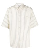 striped short-sleeve shirt