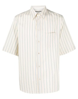 striped short-sleeve shirt