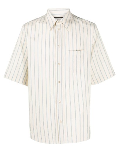 striped short-sleeve shirt