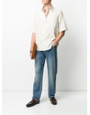 striped short-sleeve shirt