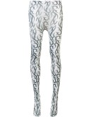 abstract-print tights 