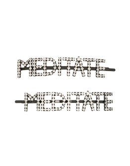 Meditate rhinestone-embellished hair pin