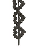 heart appliqué hair pin